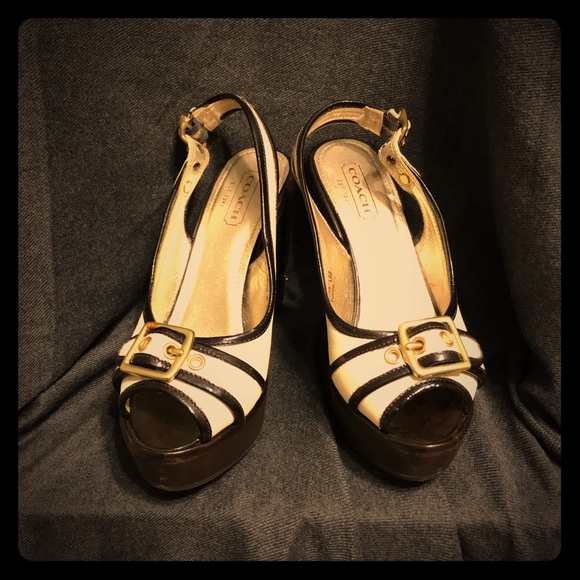 Coach wedges - Picture 1 of 4
